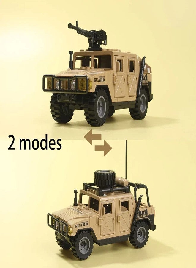 ENHANA Armored Vehicle Building Block Military Vehicle Building Toy for Age 6 7 8 9 10 11 12+, Army Battle Brick, Military Car Model Toys Gifts for Boys （4 Styles） - Image 4